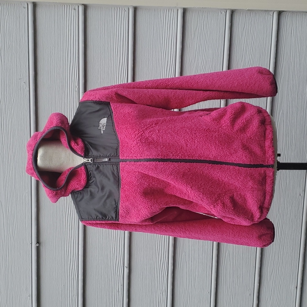 The North Face Youth Fuzzy Oso Zip Up Jacket with Hood